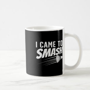 Caneca De Café Design De Badminton Engraçado Para Homens Mulheres