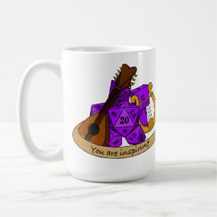 Caneca De Café Design de Bard Dice