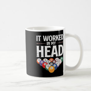 Caneca De Café Design De Bilhar Engraçado Para Homens Mulheres Vê