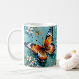 Caneca De Café Design de borboleta