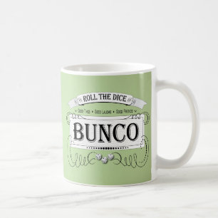 Caneca De Café Design de Bunco do vintage