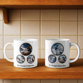 Caneca De Café Design de café de 6 imagens no Alaska Malamute