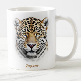 Caneca De Café Design de Café Jaguar de Dois Lados
