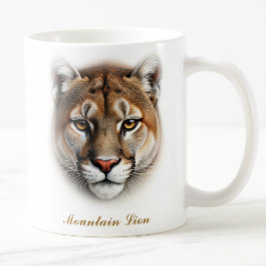 Caneca De Café Design de Café Lion de Montanha Dupla