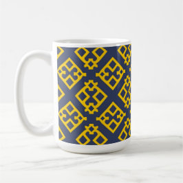 Caneca De Café Design de Café Moderno Geométrico Abstrato Ousado