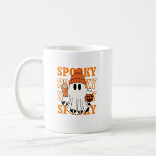 Caneca De Café Design de café Spooky Ghost Halloween