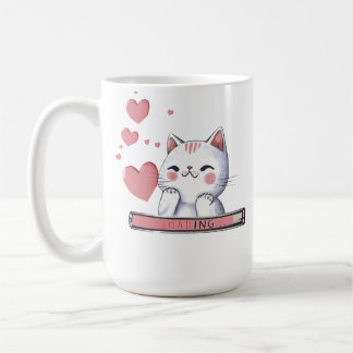 Caneca De Café Design de Cama de Gato