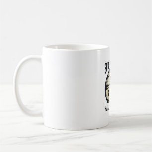 Caneca De Café Design de Camisa da Lua Fantasma de Trivia de Hall