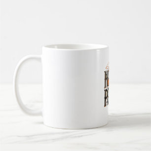 Caneca De Café Design de Camisa de Abóbora de Halloween Hocus Poc