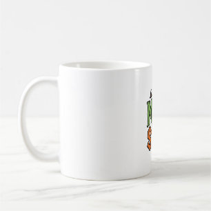 Caneca De Café Design de Camisa de Mãe Vintage Monstro de Hallowe