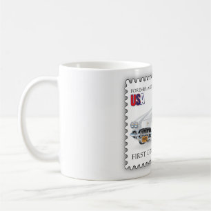 Caneca De Café Design de Carimbo Corvette de Primeira Geração