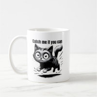 Design de Cartoon Engraçado de Gato Louco