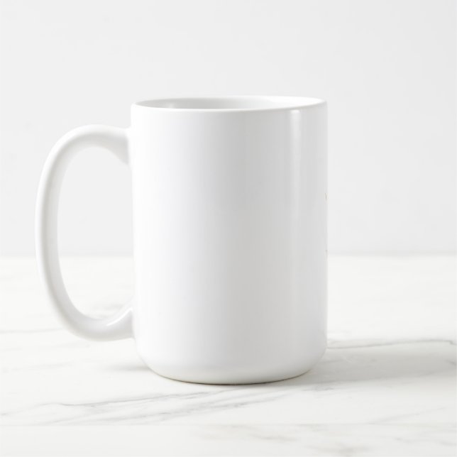 Caneca De Café Design de Cartoon Engraçado no Café Lover (Esquerda)