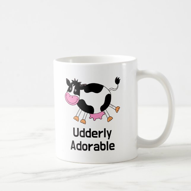 Caneca De Café Design de Cartoons Engraçados e Bonitos (Direita)