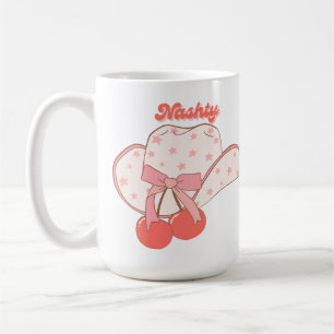 Caneca De Café Design de Chapéu de Cowboy Nashty Humor Ocidenta