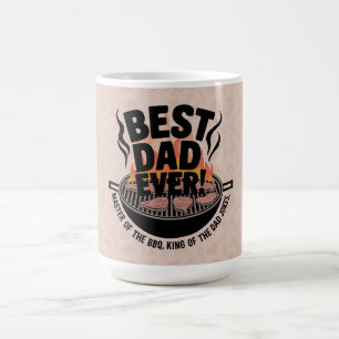 Caneca De Café Design de CHURRASCO do Melhor Pai - Rei da Grelha