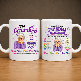 Caneca De Café Design de Citação da Vovó | Presente para a Vovó