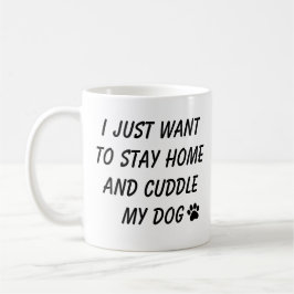 Caneca De Café Design de Citação Divertida de Mãe de Cachorro em 