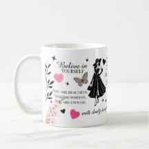 Design de Citação Motivacional Feminina