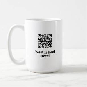 Caneca De Café Design de Código QR Hotel