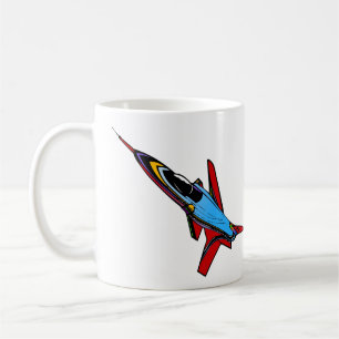 Caneca De Café Design de combate à força aérea supersônica para p