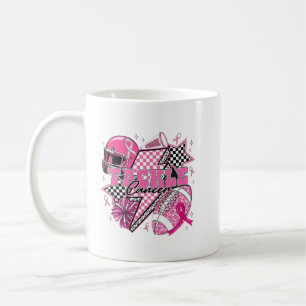 Caneca De Café design de conscientização do Cancer de 🏈