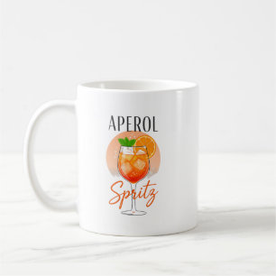 Caneca De Café Design de Coquetel Aperol Spritz