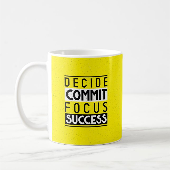 Caneca De Café Design de Cotação Motivacional para Achievers (Esquerda)