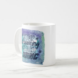 Caneca De Café Design de Cotação Motivacional para Achievers