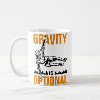 Caneca De Café Design de Curso de Obstáculos de Parkour Divertido