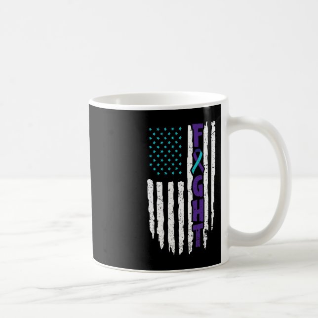 Caneca De Café Design de Depressão Suicida para Prevenção e Aware (Direita)