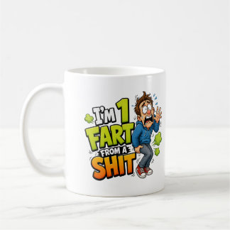 Caneca De Café Design de desenho animado de piada de pai engraçad
