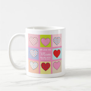Caneca De Café Design de Dia das Mães Elegante