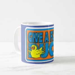 CANECA DE CAFÉ DESIGN DE DUCKING DE 4X4 COM FANTASIA ENGRAÇADA