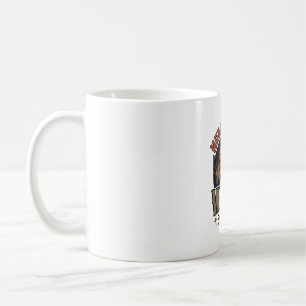 Caneca De Café Design de enfermeira bruxa vintage de Halloween_1