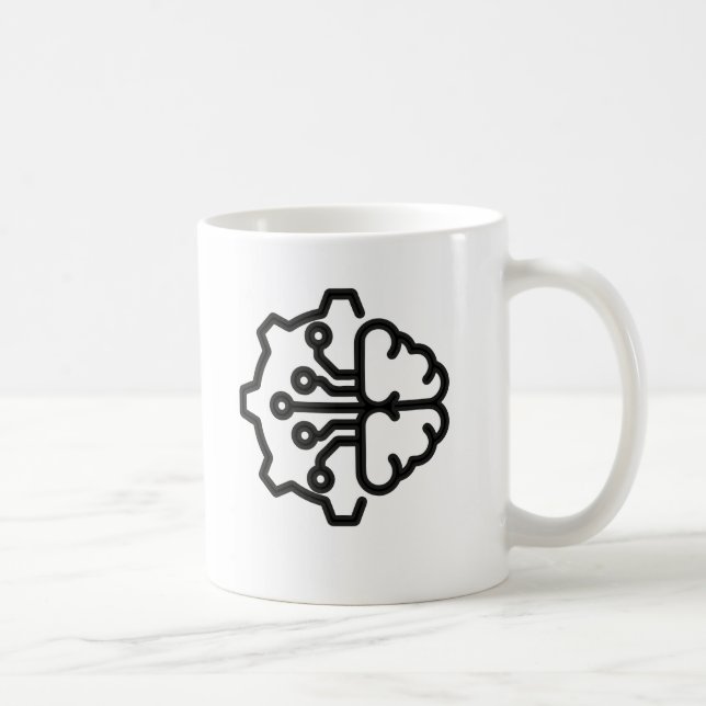 Caneca De Café Design de engenharia técnica único - (Direita)