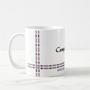 Caneca De Café Design de Escritório de Ligação de Fita