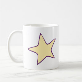 Caneca De Café Design de estrela simples