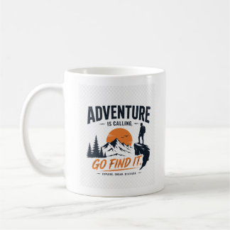 Caneca De Café Design de Explorador de Aventura e Ar Livre 