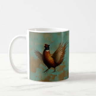 Caneca De Café design de faisão a pavonear-se