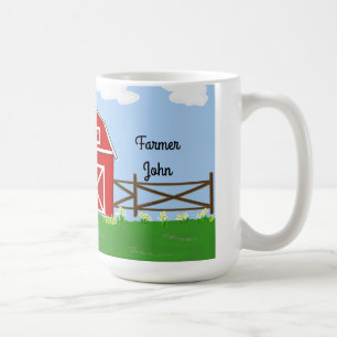 Caneca De Café Design de Fazenda Rural