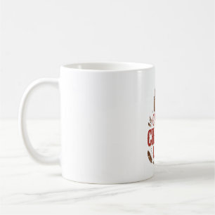 Caneca De Café Design de Fazenda Rústica da Galinha Louca