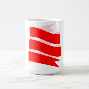Caneca De Café Design de Fita Espiral