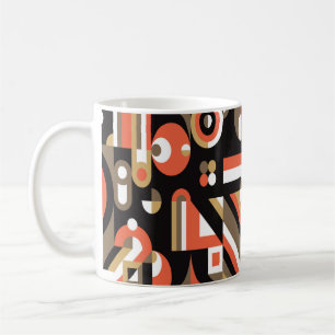 Caneca De Café Design de fundo geométrico. Abstrato trabalho de 