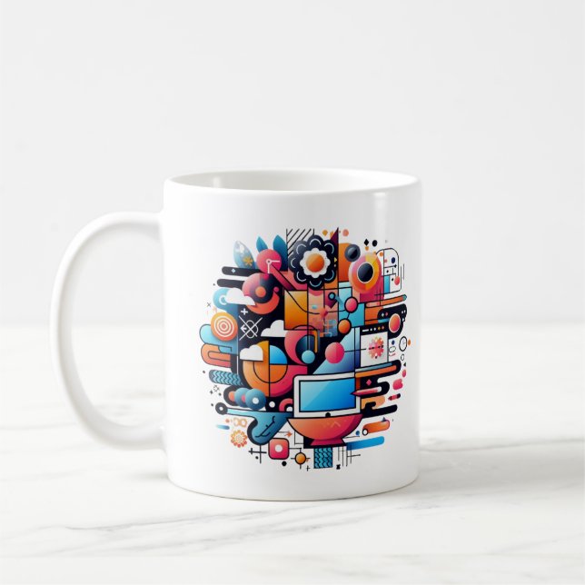 Caneca De Café Design de Fusão Tecnológica para Teto Estético Mod (Esquerda)