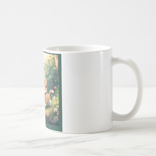 Caneca De Café Design de gato (Direita)