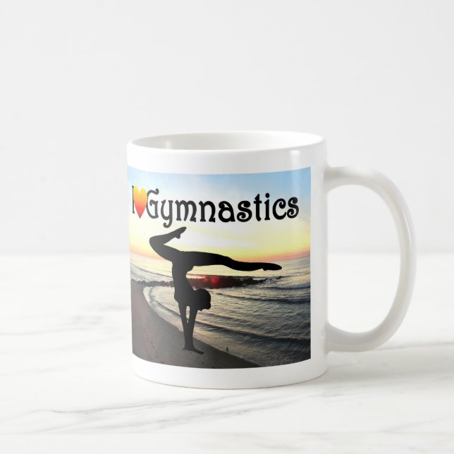 Caneca De Café Design DE GINÁSTICA RETIRADA (Direita)