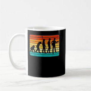 Caneca De Café Design de guitarrista de guitarra retrô Vintage I 