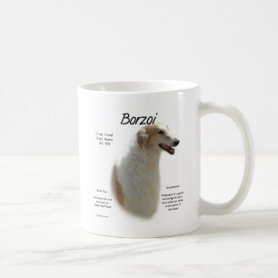 Caneca De Café Design de História de Borzoi