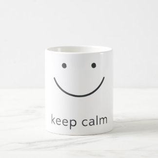 Caneca De Café Design de Humor Positivo Minimalista